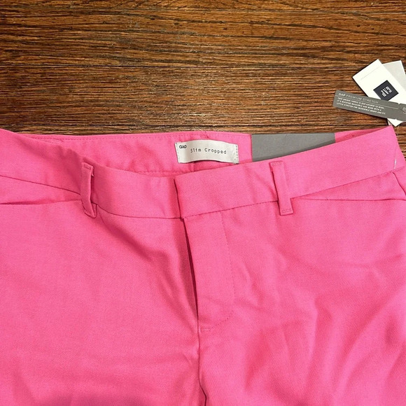 Gap Slim Cropped Pink Pant - Picture 2 of 6